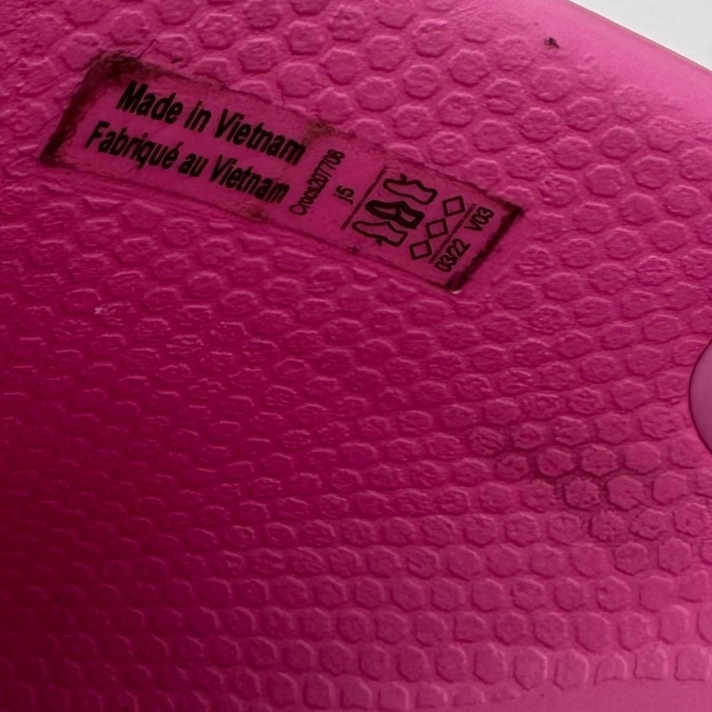 Crocs Classic Crush Clog Pink Platform Wedge Sandals 207708 Junior 5 Womens 7 - Picture 6 of 8